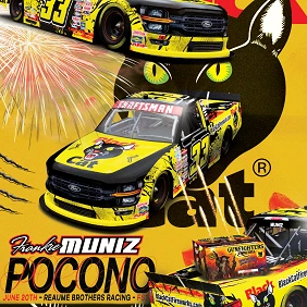 Black Cat Fireworks joins RBR as Primary Sponsor at Pocono Raceway