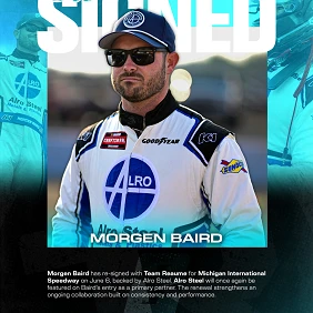 Morgen Baird Joins Team Reaume for Michigan International Speedway