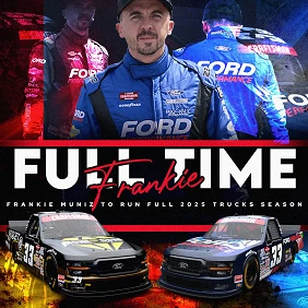 Frankie Muniz to race full-time with Reaume Brothers Racing in 2025